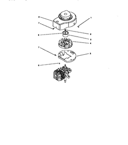 Part Location Diagram of 93-4304 Lawn Boy DISCONTINUED